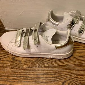 Raf Simons x Adidas Leather Stan Smith Sneakers